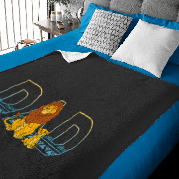 Discover Disney The Lion King Simba and Mufasa Dad Baby Blankets
