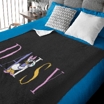 Discover Womens Disney Mickey And Friends Daisy Duck Simple Text V-Neck Baby Blankets