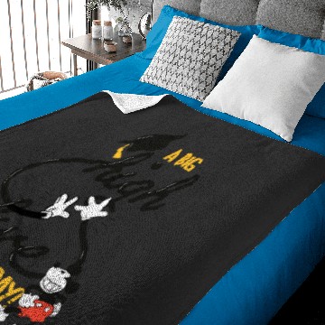Discover Disney Mickey Mouse A Big High Five for Today Graduation Baby Blankets