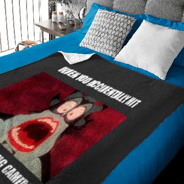 Discover Disneys little mermaid ursula frontfacing camera meme long sleeve Baby Blankets