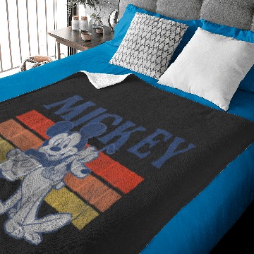 Discover Disneys Mickeys and friends Mickeys and pluto line raglan baseball Baby Blankets