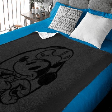Discover Disney Mickey Mouse Chef Mickey Outline Baby Blankets