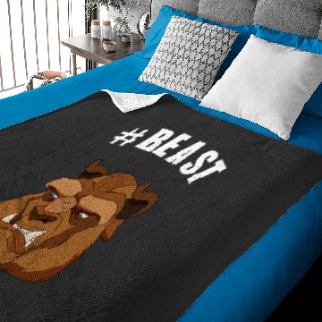 Discover Disneys beauty and beast hashtag beast portrait Baby Blankets