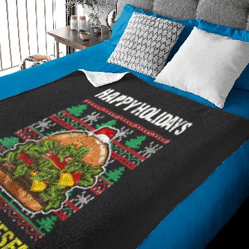 Discover Funny Happy Holidays With Cheese Gifts Christmas  1: Bobs Burgers Family Shirt, Bobs Burgers Vintage Baby Blankets