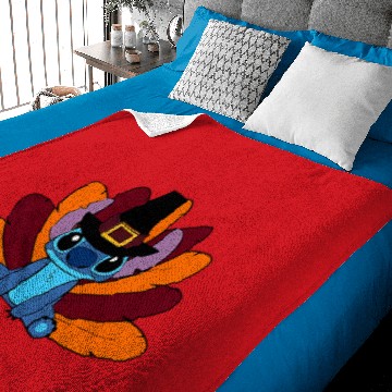 Discover Disney Thanksgiving Turkey Stitch, Disney Stitch Baby Blankets