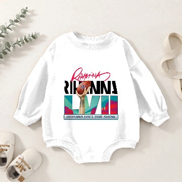 Discover Rihanna Superbowl 2023 Halftime Show Baby Romper Sweatshirts