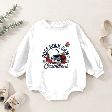 Discover 2023 Penn State Champions Rose Bowl Baby Romper Sweatshirts