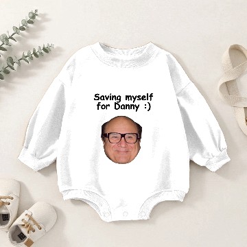 Discover Saving Myself for Danny DeVito Funny Meme Baby Romper Sweatshirts