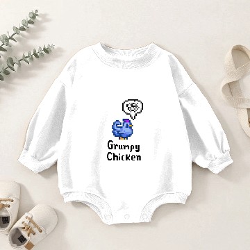 Discover Grumpy Chicken - Stardew Valley Animal - Baby Romper Sweatshirts