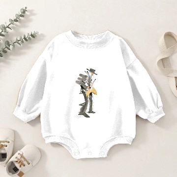 Discover Jazz Musician Drawing Baby Romper Sweatshirts
