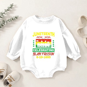 Discover Juneteenth June 19th Black Freedom Baseball Jackets Baby Romper Sweatshirts