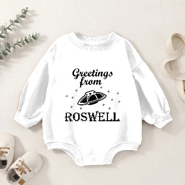 Discover Greetings from Roswell Baby Romper Sweatshirts