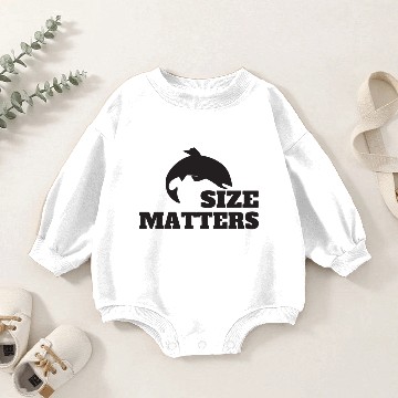 Discover size matters Baby Romper Sweatshirts