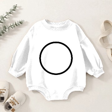 Discover circle outline Baby Romper Sweatshirts
