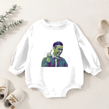 Discover Mr Rogers Middle Finger Baby Romper Sweatshirts | Re-designed