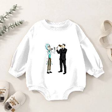 Discover Rick and Archer Drinking by JadaGrahamIII Baby Romper Sweatshirts
