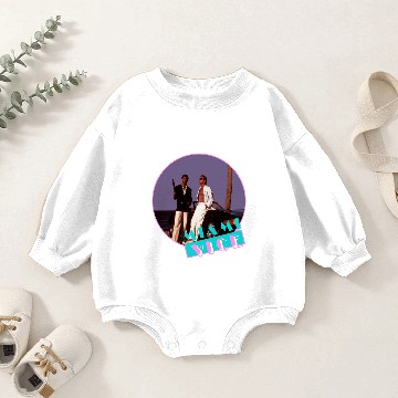 Discover Miami Vice Retro Baby Romper Sweatshirts