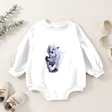 Discover Helluva Boss Loona Baby Romper Sweatshirts