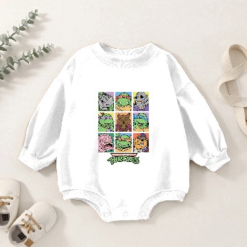 Discover All Characters Square Design Baby Romper Sweatshirts