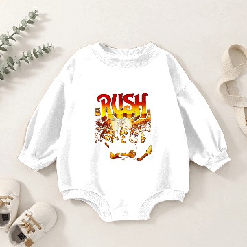 Discover Rush Band Best Music Rock Progresif Classic Baby Romper Sweatshirts