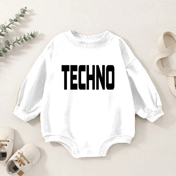 Discover Techno Baby Romper Sweatshirts