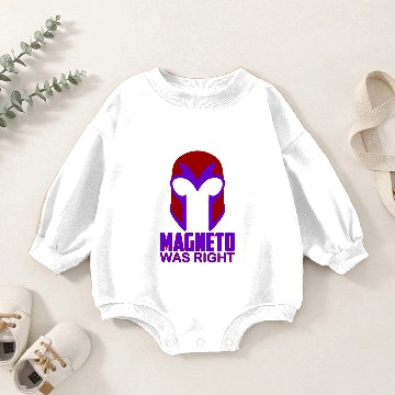 Discover MAGNETO WAS RIGHT Baby Romper Sweatshirts