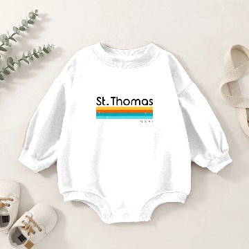 Discover Vintage St Thomas Baby Romper Sweatshirts