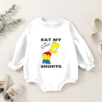 Discover The Simpsons Bart Simpson Cartoon Baby Romper Sweatshirts