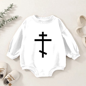 Discover Orthodox Cross Baby Romper Sweatshirts