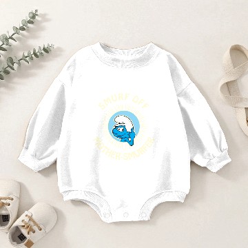 Discover Smurf Off - 80scartoons - Baby Romper Sweatshirts