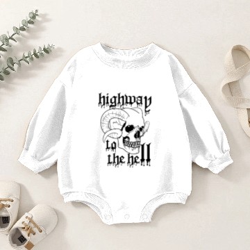 Discover highway to the hell Baby Romper Sweatshirts