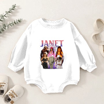 Discover Retro Janet Jackson Baby Romper Sweatshirts