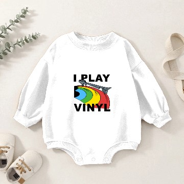 Discover I play Vinyl Baby Romper Sweatshirts