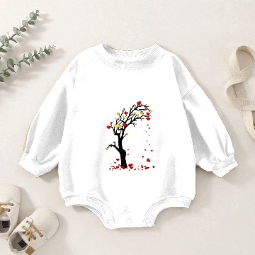 Discover heart tree Baby Romper Sweatshirts