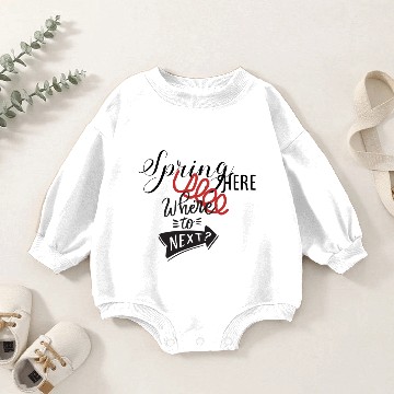 Discover Spring Is Here Baby Romper Sweatshirts