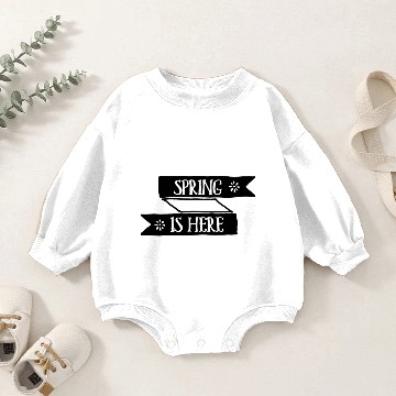 Discover Spring is Here Baby Romper Sweatshirts