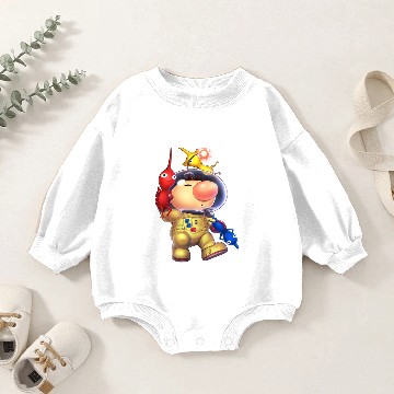 Discover Olimar - Pikmin - Baby Romper Sweatshirts