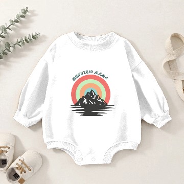 Discover Mountain Mama Baby Romper Sweatshirts