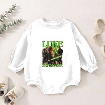 Discover Luke Skywalker Vintage Baby Romper Sweatshirts