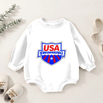Discover Team USA Swimming Baby Romper Sweatshirts
