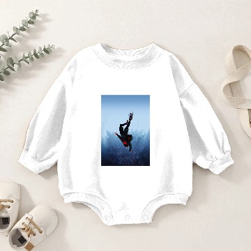 Discover Miles Morales jump Baby Romper Sweatshirts