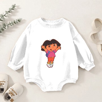 Discover Dora Baby Romper Sweatshirts, Dora Baby Romper Sweatshirts