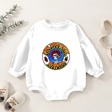 Discover The Flower Greatful Dead Baby Romper Sweatshirts