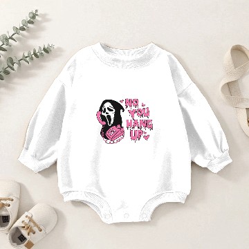 Discover No You Hang Up Baby Romper Sweatshirts, Ghostface Valentine Baby Romper Sweatshirts