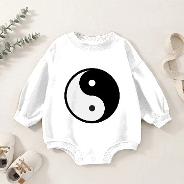 Discover Ying Yang Baby Romper Sweatshirts