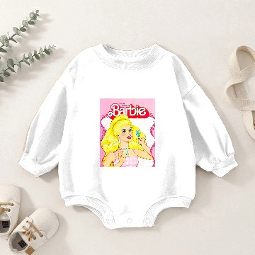 Discover Barbie Vintage Classic Baby Romper Sweatshirts