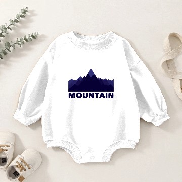 Discover Blue Mountain Baby Romper Sweatshirts