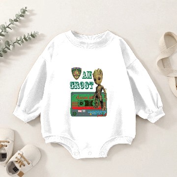 Discover I AM GROOT Baby Romper Sweatshirts