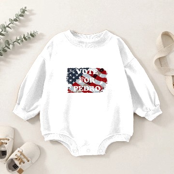 Discover Vote for Pedro US Flag - Vote For Pedro - Baby Romper Sweatshirts