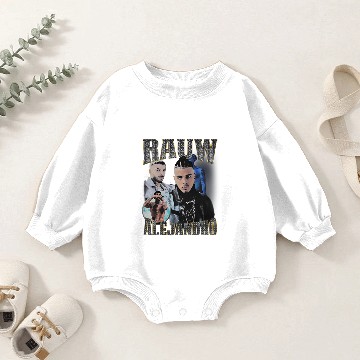 Discover Rauw Alejandro 90s retro rap Baby Romper Sweatshirts